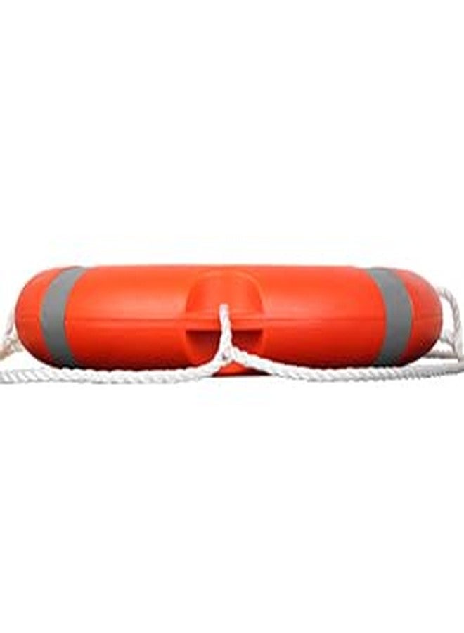TheMujtaba Life Buoy Ring Outer Material Hard PolyurethaneRubber Floating Ring & Life Jacket Polyster Fabric for Adult Safety Jacket Along with Whistle for Swimming, Boating, (Combo Pack) - Image 3